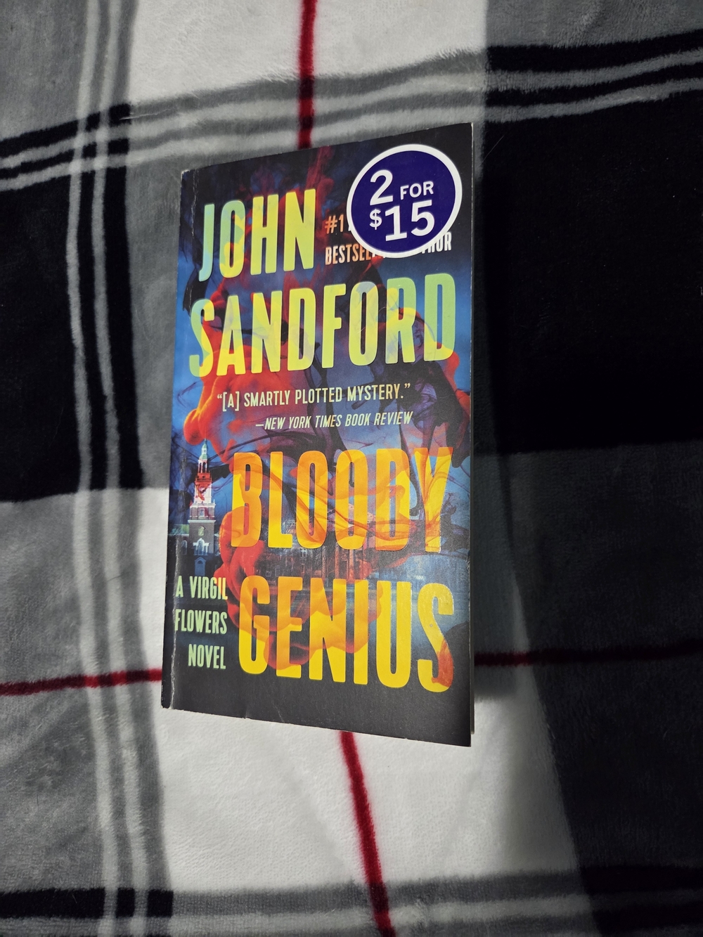 John Sandford Bloody Genius | Virgil Flowers Mystery Thriller Paperback